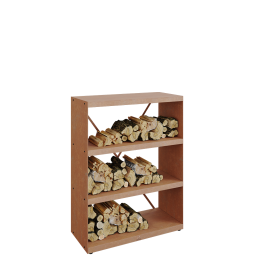 Wood Storage Cabinet Corten