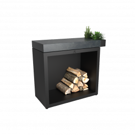 OFYR Butcher Block Storage 90 Black Dark Grey Ceramic