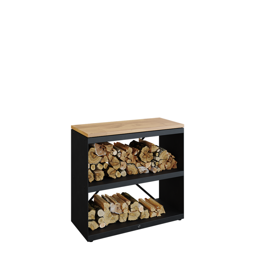 Gezamenlijke selectie Buiten adem Oxide Wood Storage Black Dressoir